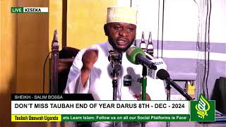 Sheikh  Salim Bossa  TOPIC  EMALI YBUSIIKA  DARUS ALDINAH [upl. by Silra]