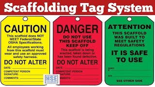 Scaffolding Tag System In Hindi  Green Tag Yellow Tag and Red Tag [upl. by Wasserman542]