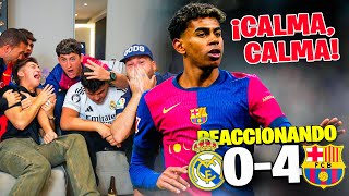 REACCIONANDO al REAL MADRID 04 BARÇA ¡Paliza HISTÓRICA en el BERNABÉU [upl. by Iggep]