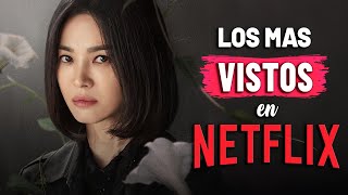 Los 14 KDRAMAS MÁS VISTOS EN NETFLIX [upl. by Garaway]