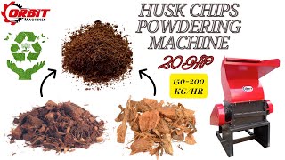 Husk Chips Powdering Machine [upl. by Eymaj]