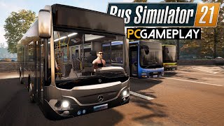 Bus Simulator 21 Gameplay PC [upl. by Eniamrehc]