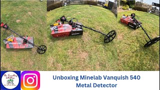 Minelab 540 Vanquish metal detector unboxing [upl. by Zoha]