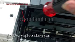 Tutorial perbaikan printer laserjet hp pro m402 kertas Selalu Miring dan Paper Jam [upl. by Aruon]