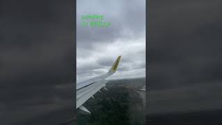 Crazy stormy Time lapse landing in Philly [upl. by Anuska953]