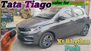 TATA 🚗Ki Sabse Sasti Car😱 Tata Tiago XT Rhythm Pack PetrolCng ⛽Value For money 🤑 [upl. by Perceval]