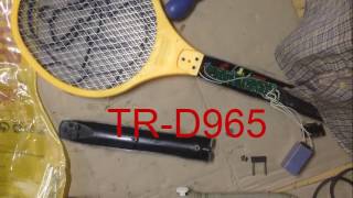 How fix Rechargeable mosquito bat by Change Transistor [upl. by Ybanrab]