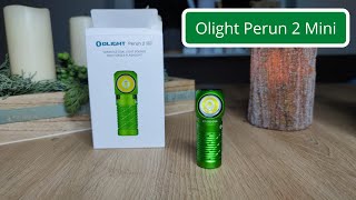 Olight Perun 2 Mini  Kann die geschrumpfte Variante überzeugen Limettengrün und leistungsstark [upl. by Zamora]