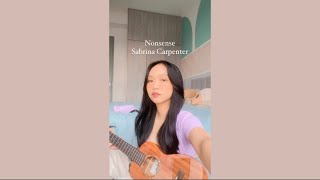 Nonsense  Sabrina Carpenter  ukulele cover  Fiona Yoong [upl. by Laith730]