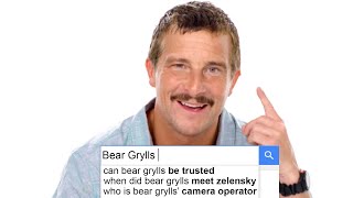 Bear Grylls Answers The Webs Most Searched Questions  WIRED [upl. by Hgieliak750]