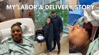 MY LABOR amp DELIVERY STORY  INDUCTION  48 HR LABOR [upl. by Adala]