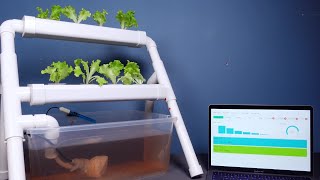 Make your hydroponics system fully automated and view data via the app [upl. by Anayeek]