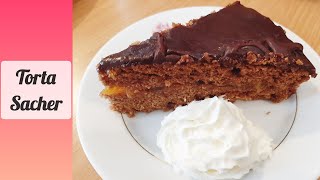 SACHERTORTE fatta in casa come da RICETTA AUSTRIACA [upl. by Iadahs]