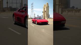 Does the ferrari 348 get its style from the Testarossa 1989 Ferrari 348 TB [upl. by Ashling219]