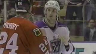 Bob Probert vs Mark Visheau Nov 21 1998 [upl. by Pattie]