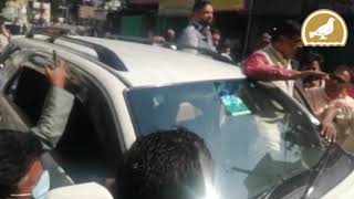 GHMC Elections 2020 Clash between two groups at Azampura [upl. by Llarret]