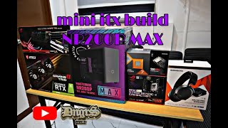 Cooler master NR200p MAX itx build with Asus B650ei and the Ryzen 7 7800x3d [upl. by Navonod240]