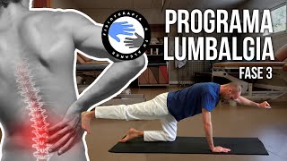 Programa de EJERCICIOS para la LUMBALGIA o dolor lumbar FASE 3 [upl. by Samul997]