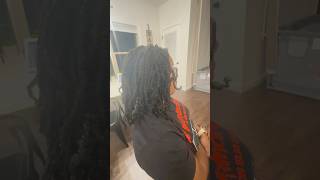 Afro Mini Twist Light amp feathery layers minitwists protectivestyles black women [upl. by Attelliw255]