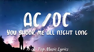 ACDC  You Shook Me All Night Long lyrics [upl. by Bandler753]