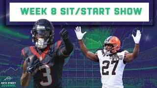 Week 8 Fantasy Football Sit  Start amp Breaking News Start Tank Dell Kareem Hunt [upl. by Alessig]