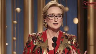 Meryl Streep powerful speech at the Golden Globes [upl. by Ennairrek]