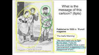 League of Nations Cartoon Analysis Mussolini [upl. by Arrahs]