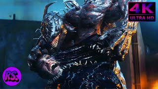 Venom vs Riot  Fight Scene in 4K Ultra HD [upl. by Ahsenod]