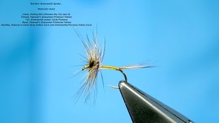 Tying a Borders Greenwels Spider DryFly with Davie McPhail [upl. by Aicittel]