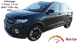 Volkswagen TCross 10 tsi Sport Rline Tech Pack 110cv dsg 2022 [upl. by Nariko]