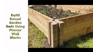 Build Raised Garden Beds Using Planter Wall Blocks [upl. by Nivaj]