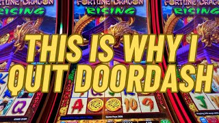 slots POV 🐉 Triple Fortune Dragon Rising — BONUS PLAY — It would’ve taken me hours DoorDashing [upl. by Emrich]