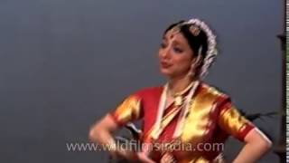 Leela Samson performs Bharatnatyam  archival footage from the formative years [upl. by Whitney687]