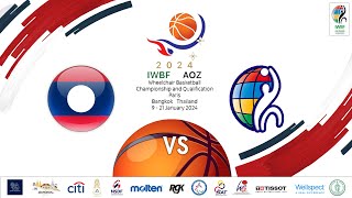 2024 IWBF Asia Oceania Championships I Womens I LOA VS AOZ [upl. by Aneehta964]