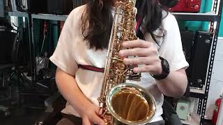 Yanagisawa 991 alto with Yanagisawa Metal [upl. by Eadrahs]