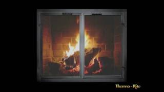 Georgian Masonry Fireplace Glass Doors  BrickAnew [upl. by Bohi]