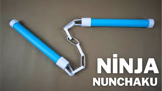 Come fare un nunchaku di carta  Tutorial di armi ninja semplici [upl. by Adnanref502]