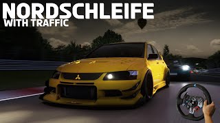 377BHP Mitsubishi Evo 9  SUNDAY DRIVE at Nordschleife  PC  ASSETTO CORSA  Steering Wheel 1440p🔥 [upl. by Francoise]