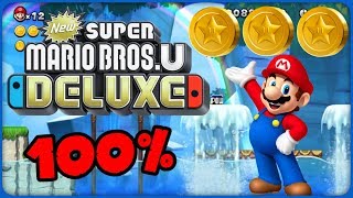 31 Waterspout Beach ❤️ New Super Mario Bros U Deluxe ❤️ 100 All Star Coins [upl. by Tiff383]