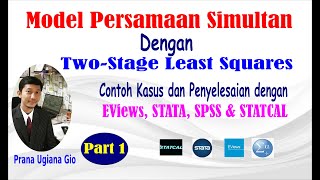 Model Simultan dengan Two Stage Least Squares 2SLS Part 1 [upl. by Nuahsal]