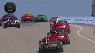 Race 1  2023 Mazda MX5 Cup At WeatherTech Raceway Laguna Seca [upl. by Ahsikit]