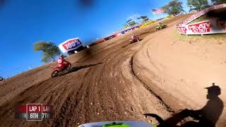 GoPro Christian Craig  2020 RedBud 1 National  450 Moto 2 Highlights [upl. by Inittirb]