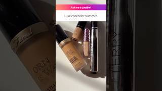 Concealer swatches high end toofaced bobibrown indianblogger darkundereye dark circle [upl. by Zebulen]