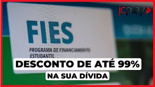 DÍVIDA FIES Saiba como RENEGOCIAR com até 99 de DESCONTO [upl. by Nwahsor945]