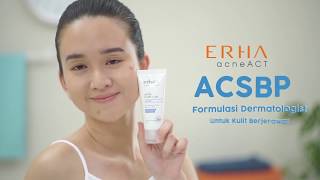 Erha Acne Cleanser Scrub Beta Plus ACSBP Sabun Jerawat No 1 [upl. by Onaivatco]