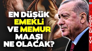 Kök Aylık SSK BağKur Emekli ve Memur Zammı En Düşük Emekli Maaşı Ne Kadar Olacak [upl. by Rizas]