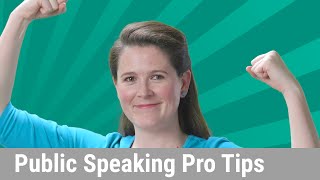 Public Speaking Pro Tips Confident amp Comfortable Presentations [upl. by Mila735]