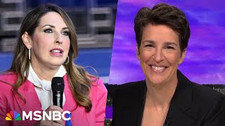 Maddow on NBC News cutting ties with Ronna McDaniel Grateful leadership did bold strong thing [upl. by Landre]