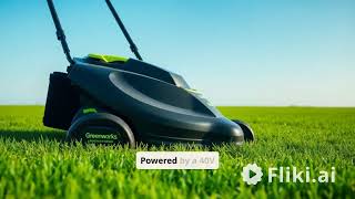 Greenworks 40V 21quot Cordless Lawn Mower MO40L4413 [upl. by Debra]