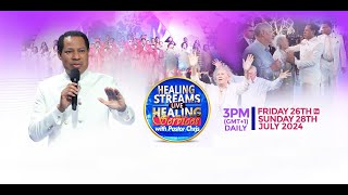 DAY 1 LIVE HEALING STREAMS LIVE HEALING SERVICE WITH PASTOR CHRIS  26TH 2024 [upl. by Aible]